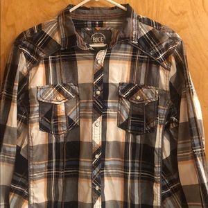 Men’s large BKE button down shirt